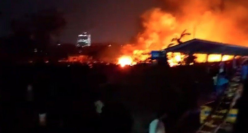Fire Breaks Out in Kalshi Slum, Mirpur